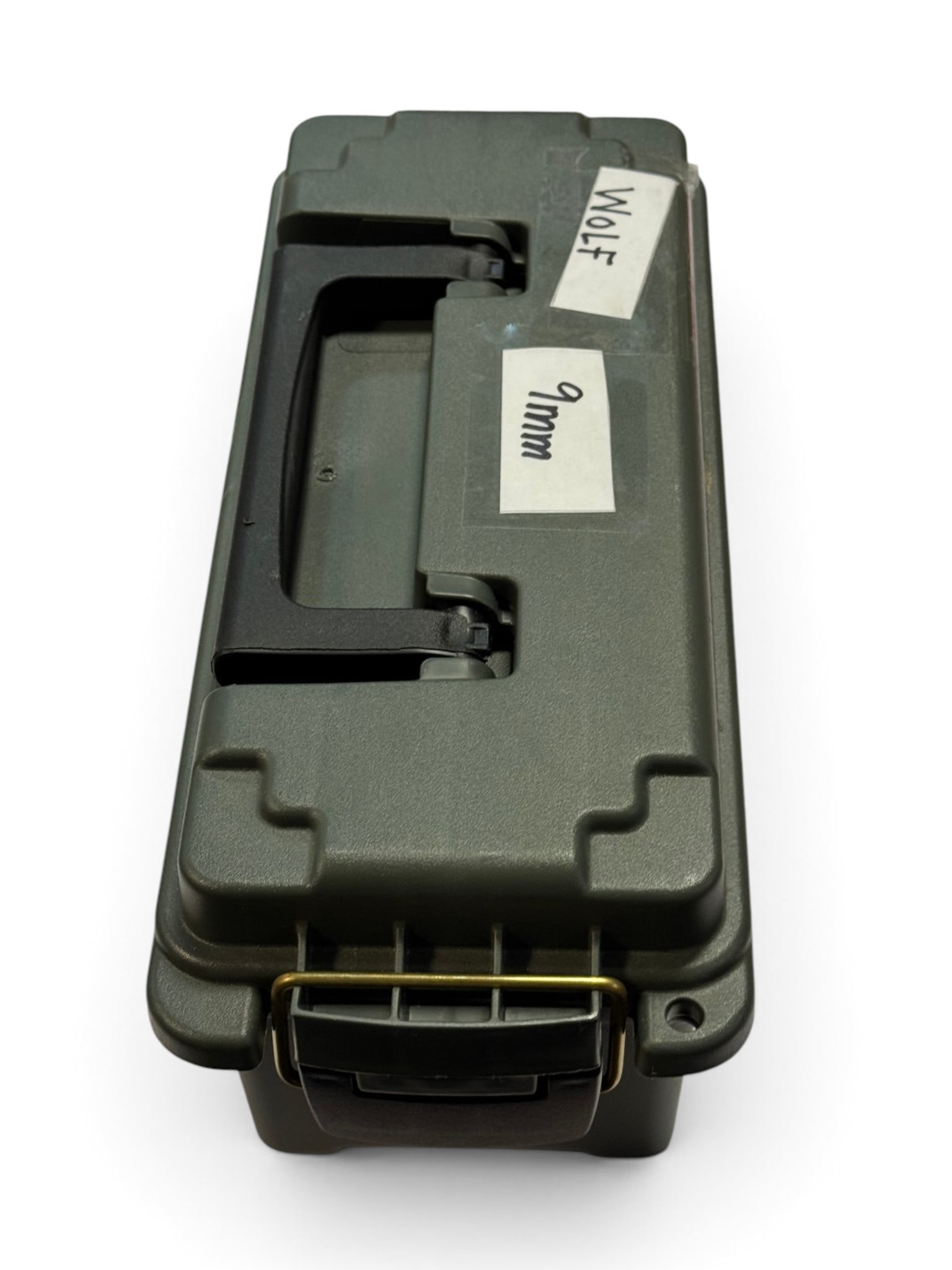 NIB 750rds. of 9mm LUGER 115gr. FMJ Wolf & TuLAmmo Steel Case Ammunition in Plastic Can - 3