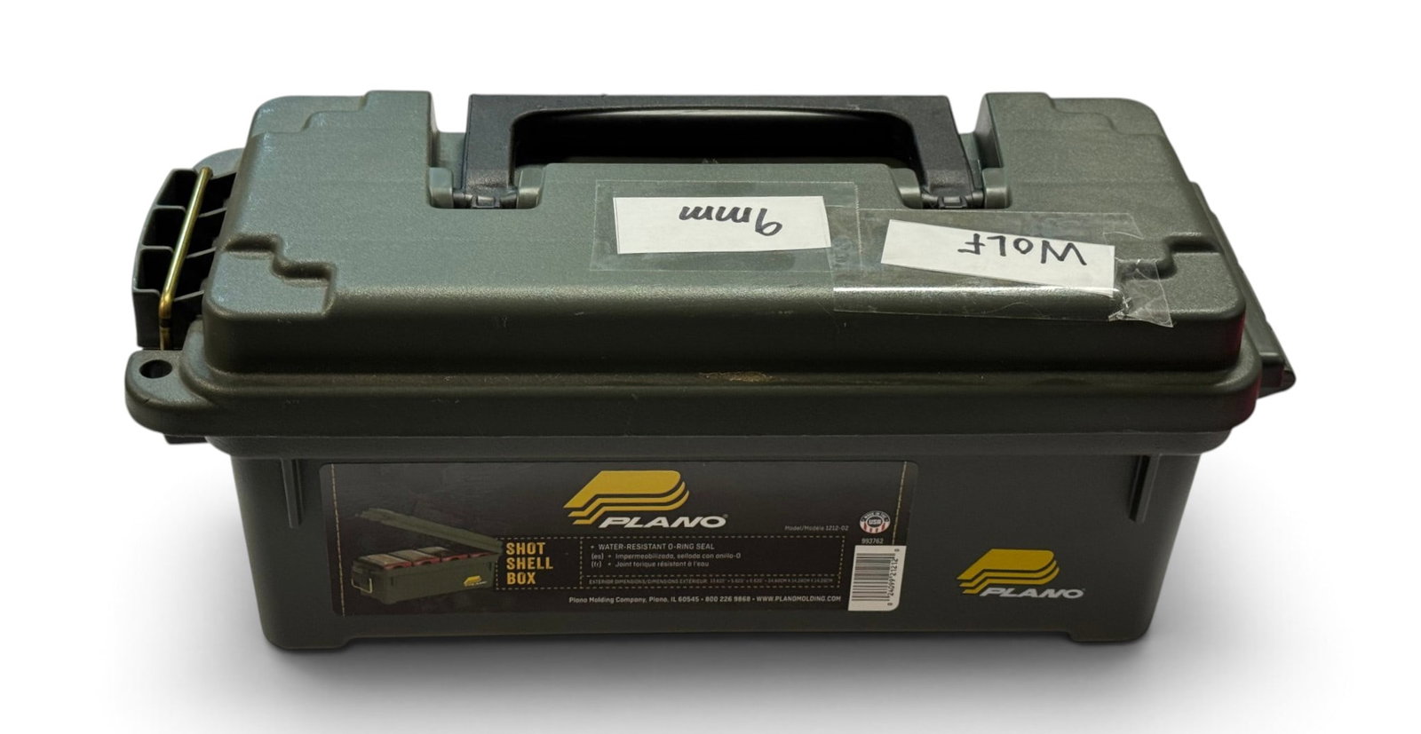 NIB 750rds. of 9mm LUGER 115gr. FMJ Wolf & TuLAmmo Steel Case Ammunition in Plastic Can - 4