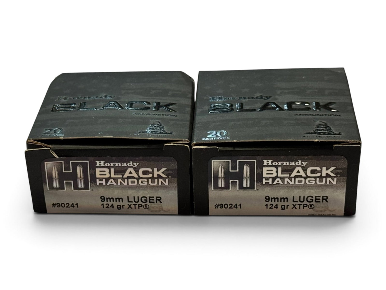 NIB 40rds. of 9mm LUGER 124gr. XTP Hornady Black Ammunition: See Photo(s)