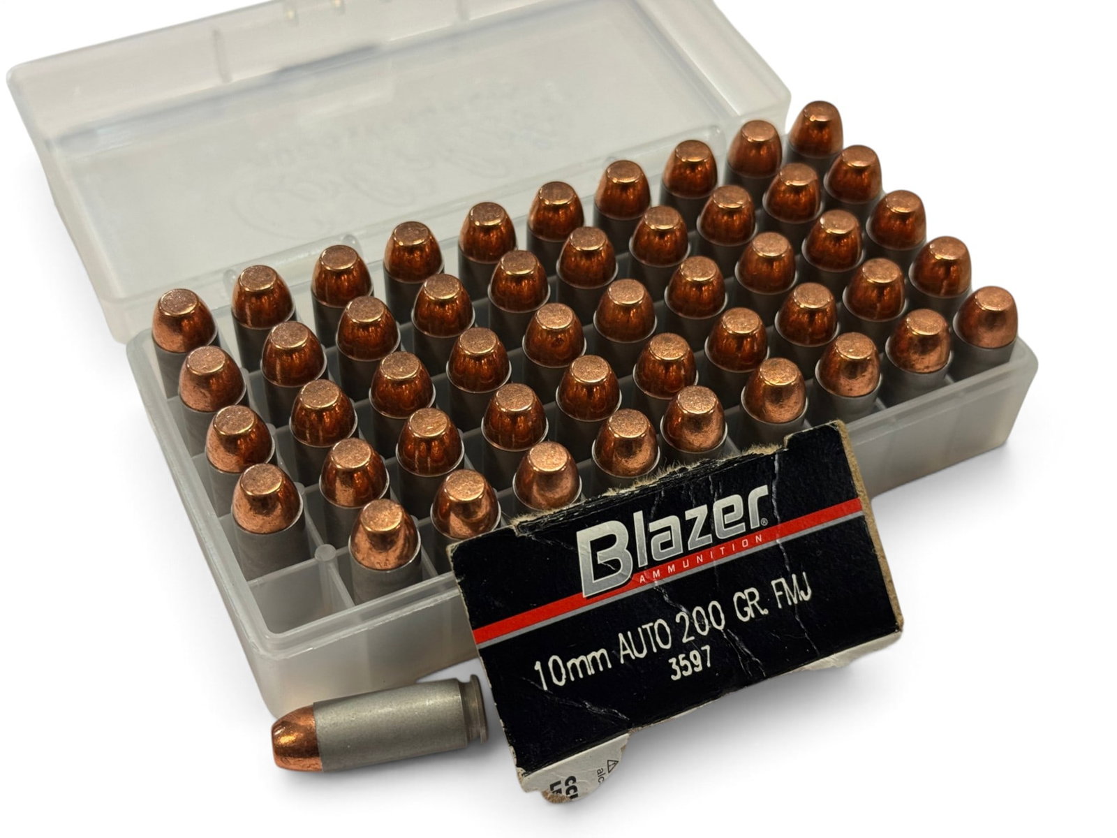 NIB 150rds. of 10mm AUTO 180gr. FMJ FN & 200gr. FMJ Blazer Brass Ammunition - 3