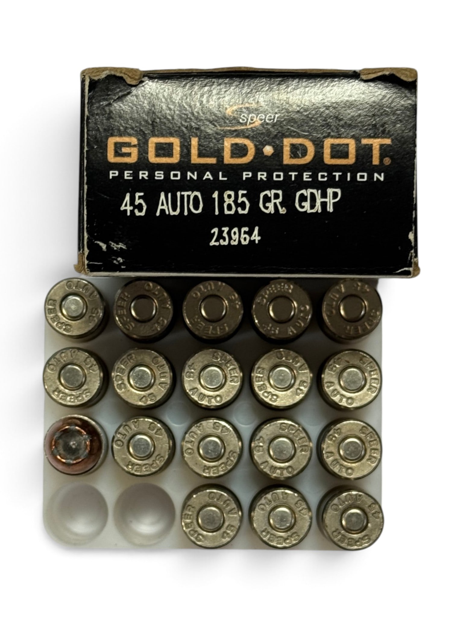 NIB 30rds. of .45 AUTO 185gr. GDHP & 230gr. Bonded JHP Defense Ammunition - 2