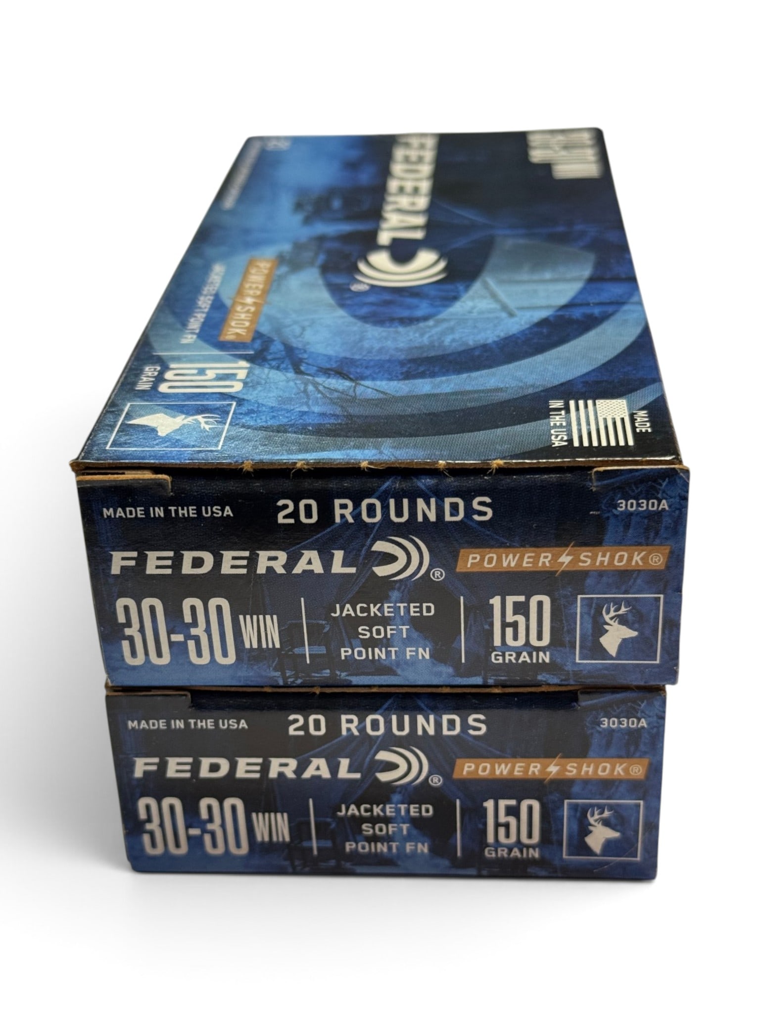 NIB 40rds. of .30-30 WIN. 150gr. JSP Federal Power-Shok Ammunition: See Photo(s)