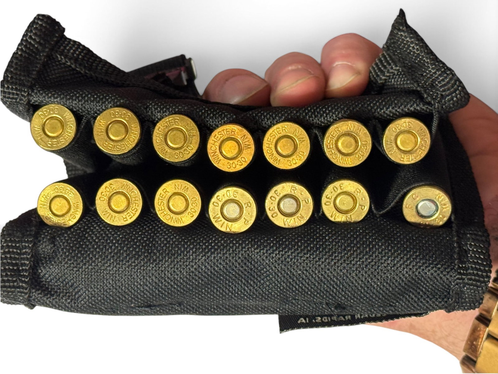 40rds. of .30-30 WIN. Factory Ammunition and Field Pouch - 10