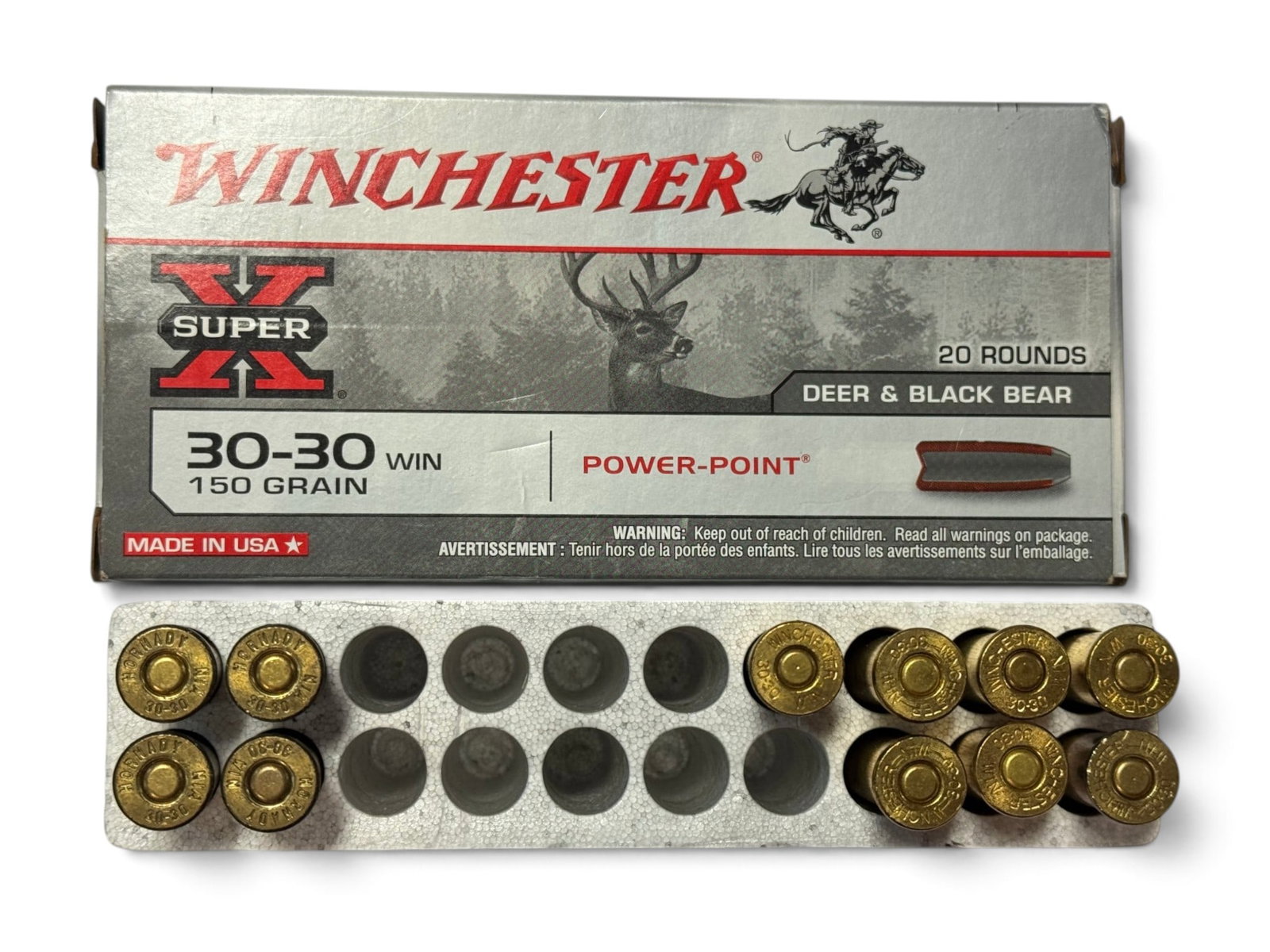 40rds. of .30-30 WIN. Factory Ammunition and Field Pouch - 2