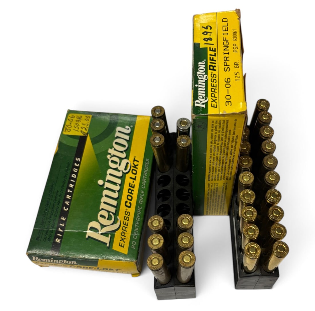 31rds. of Various Factory .30-06 SPRG. Ammunition: See Photo(s)