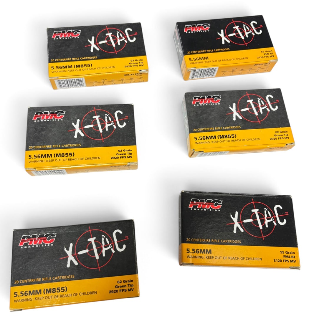 NIB 120rds. of 5.56mm 62gr. PMC X-Tac Specialty Ammunition: See Photo(s)