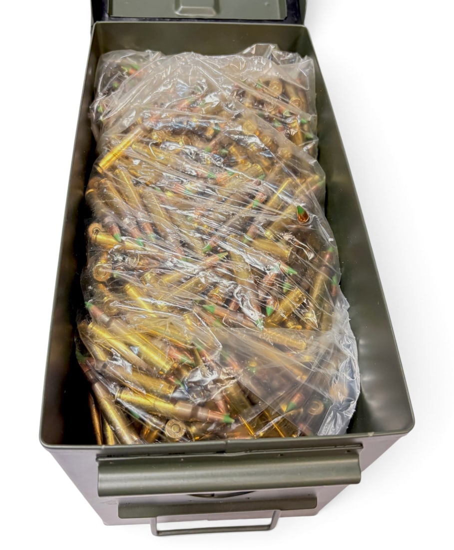 New 1,000rds. of 5.56mm 62gr. FMJ - LC/22 Specialty Loose Ammunition in Metal Can (1 of 4)
