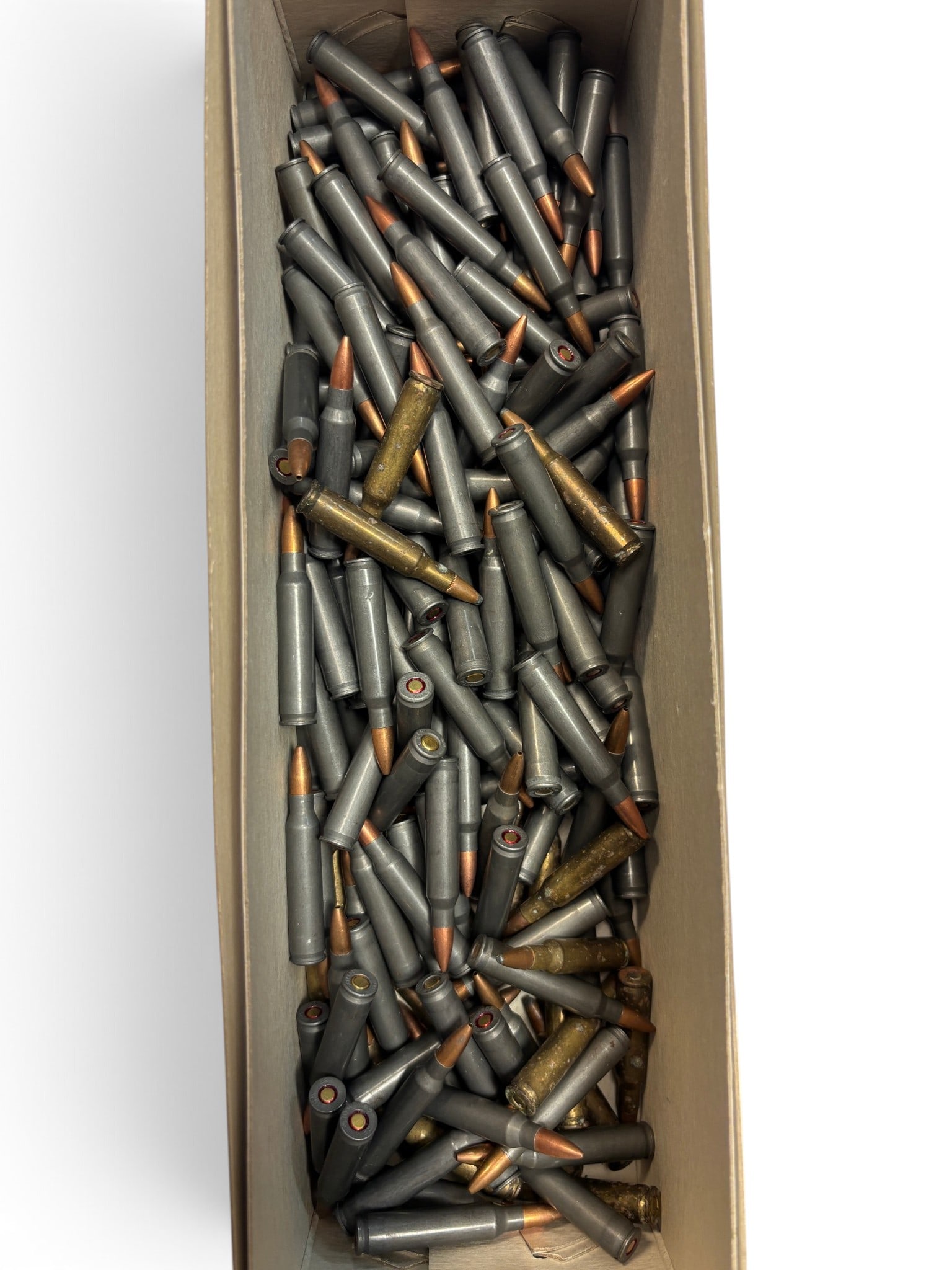 NIB 120rds. of .223 REM. 55 GR. FMJ Steel Case WOLF and 5lbs. of .223 REM. Mixed Factory Ammo - 3