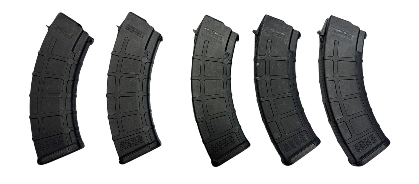 (5) Magpul MOE AK-47 7.62x39mm 30-Round Magazines in Plastic Ammo Box - 4