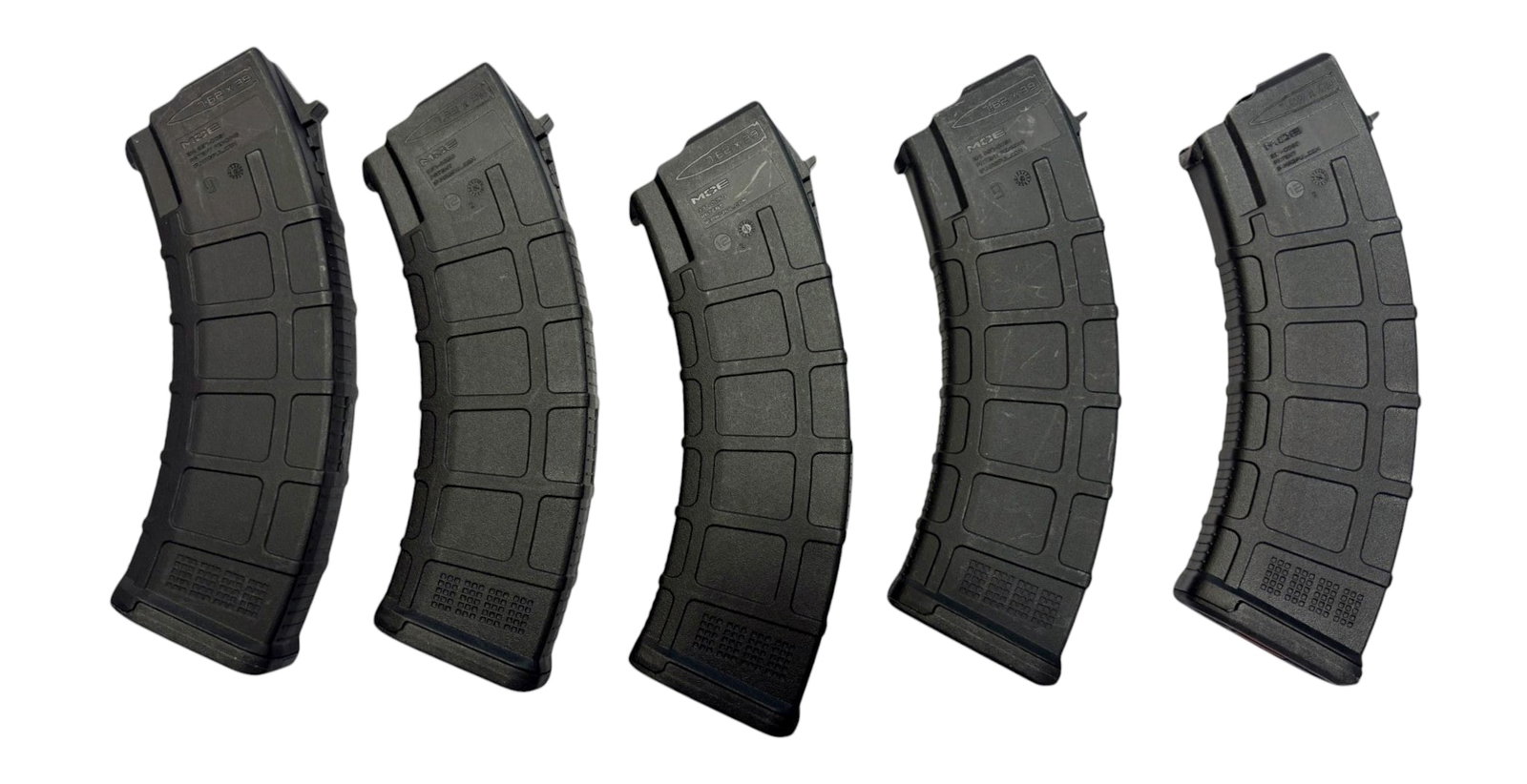(5) Magpul MOE AK-47 7.62x39mm 30-Round Magazines in Plastic Ammo Box - 5