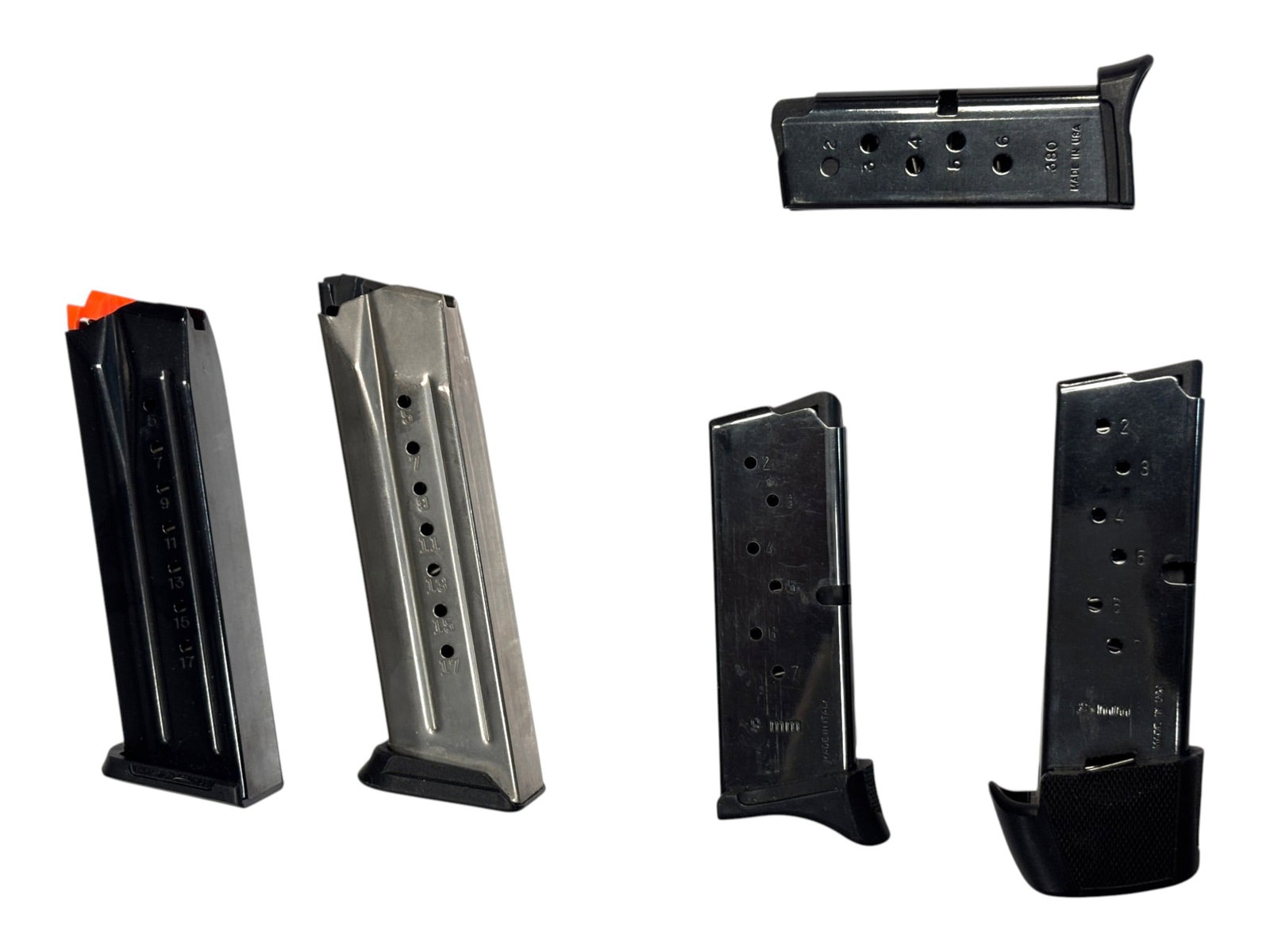 (5) Factory Ruger Pistol Magazines - 5