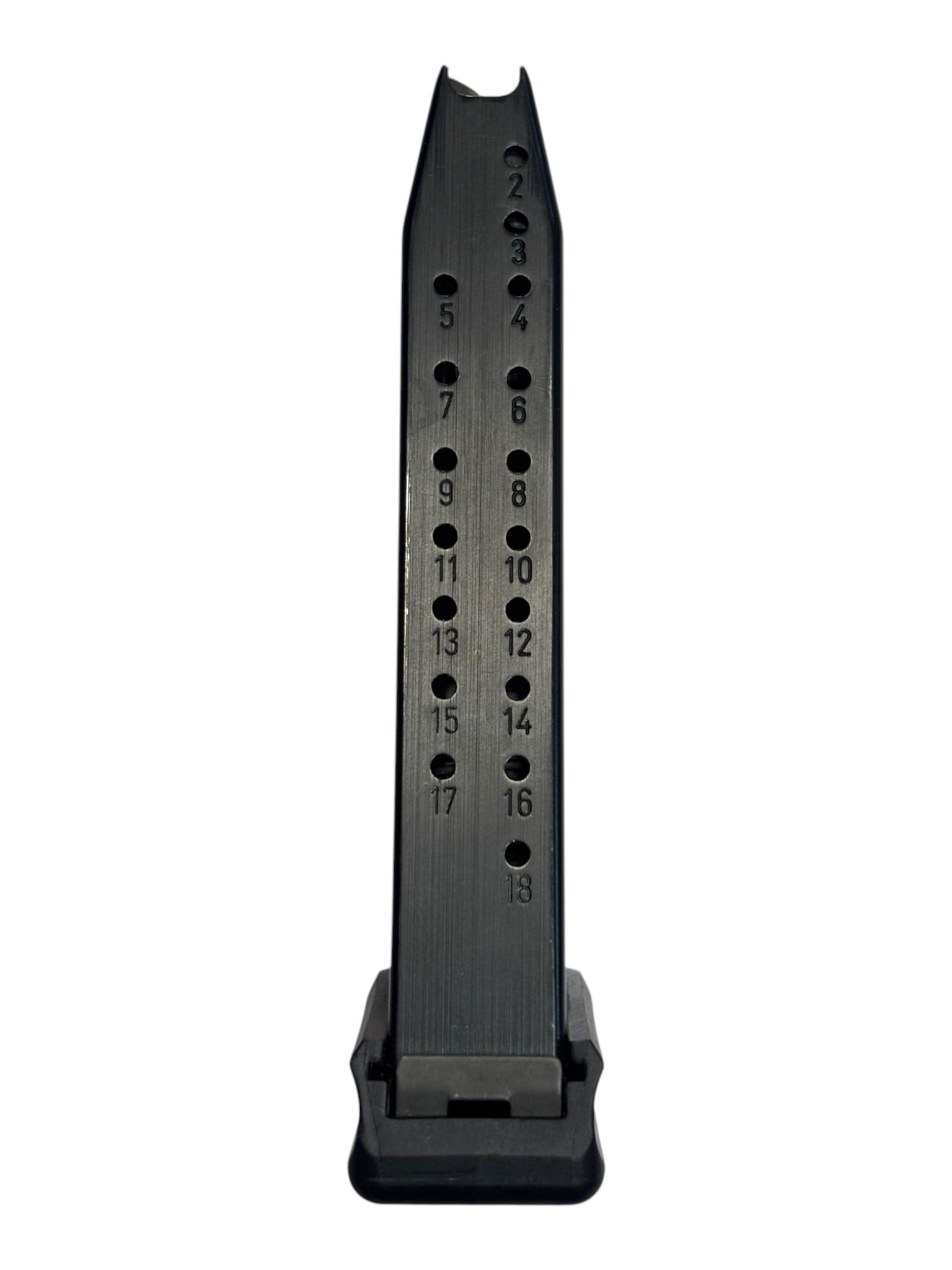 (1) Mec-Gar CANIK TP9 18-ROUND 9mm Pistol Magazine with Plus-2 Extended Baseplate - 2