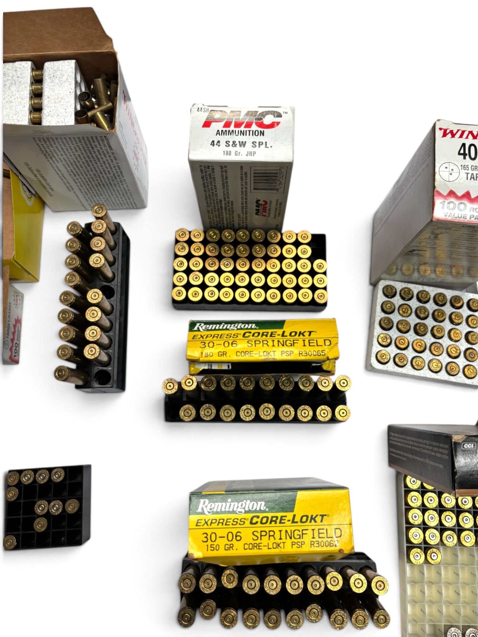 9.6lbs. of Assorted Caliber Shot Brass for Reloading with .50 CAL. Metal Ammo Can - 4