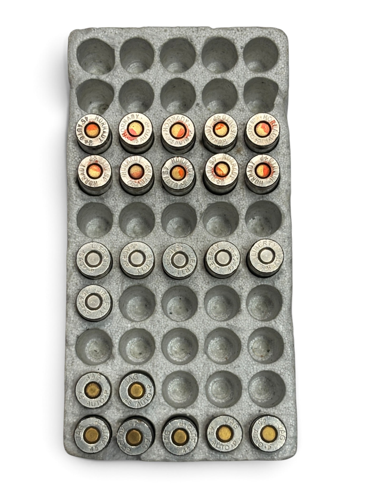 23rds. of Factory Quality .45 AUTO +P JHP Defense Ammunition (1 of 6)