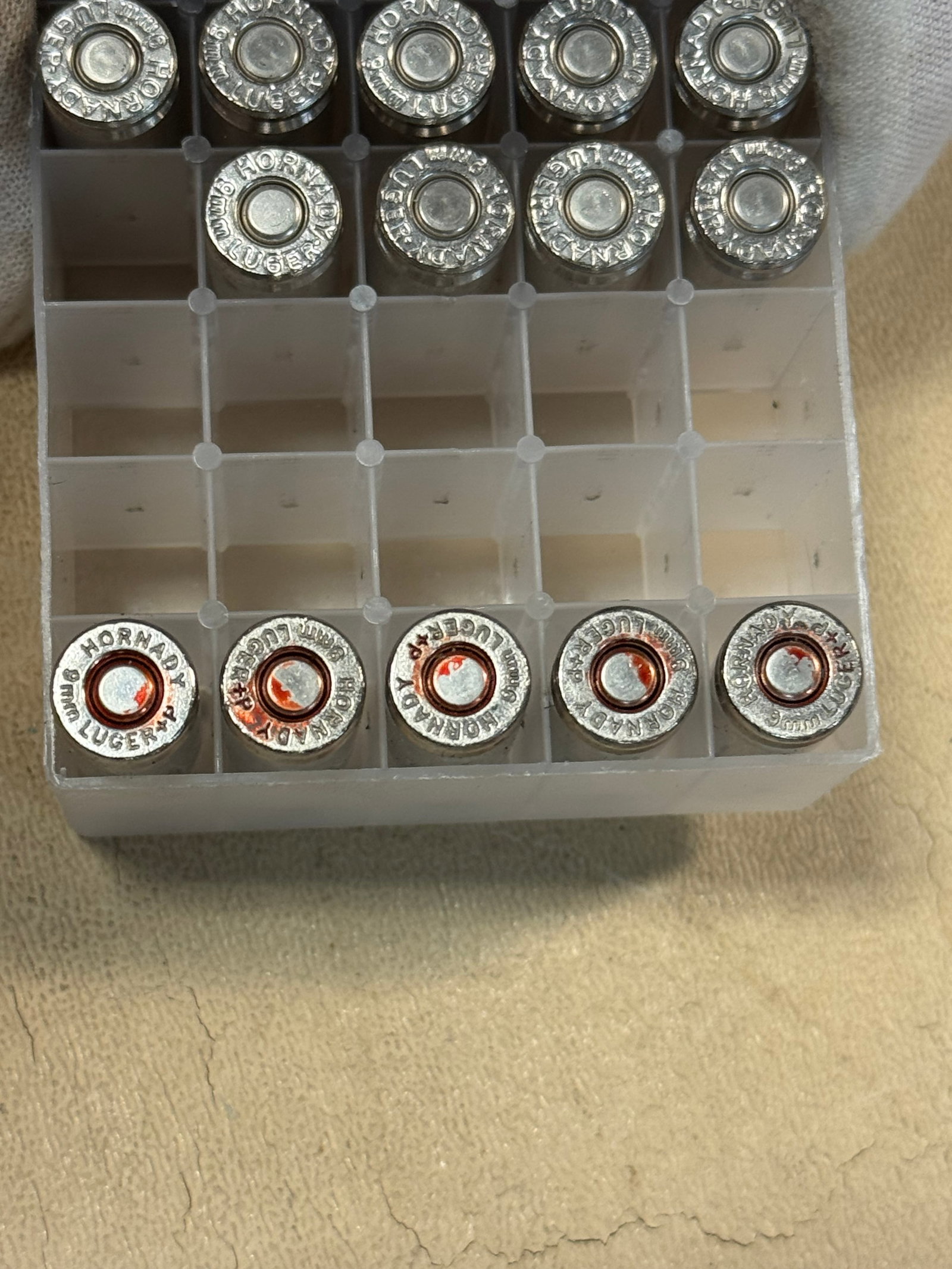 39rds. of Factory Quality 9mm LUGER Hornady JHP Defense Ammunition - 6
