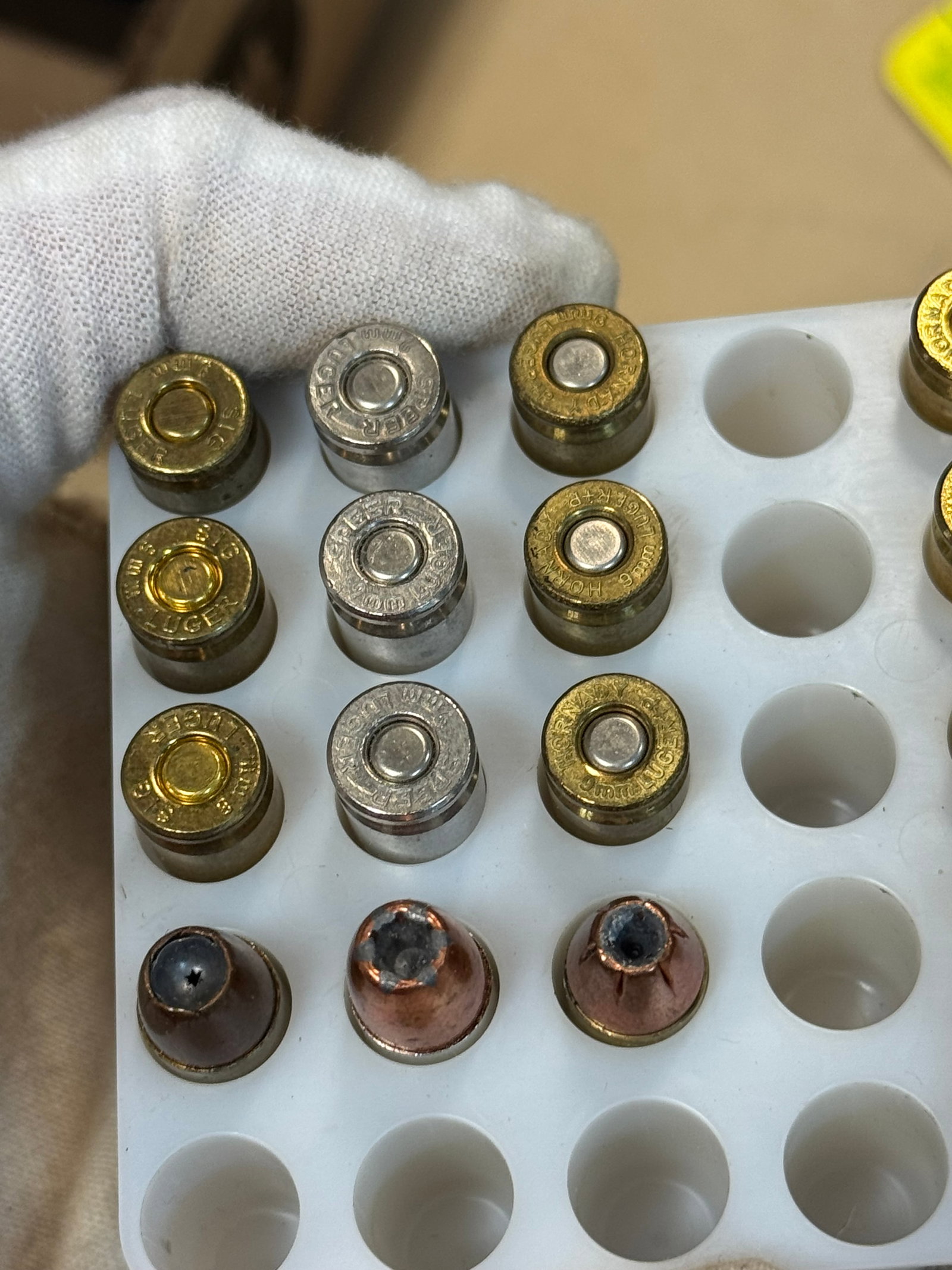 42rds. of Factory Quality 9mm LUGER Hornady, Speer, SIG JHP Defense Ammunition - 6