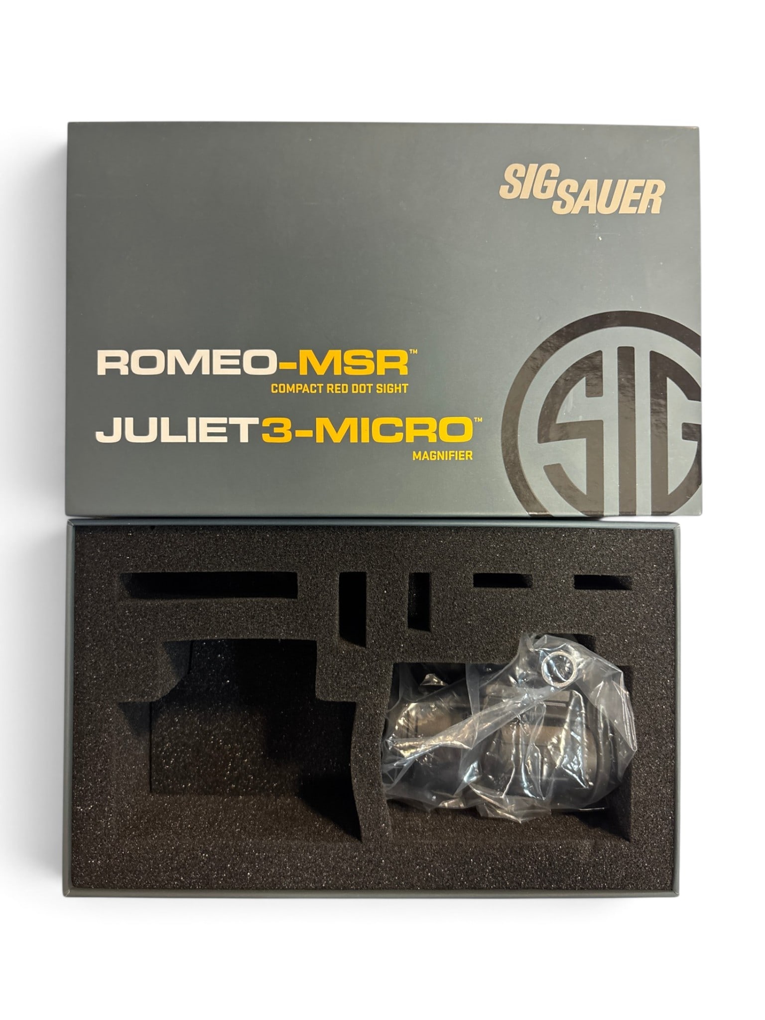 Sig Sauer JULIET3-MICRO 3x22 Magnifier with Flip-To-Side Mount in Box - #SORJ72001 - 2