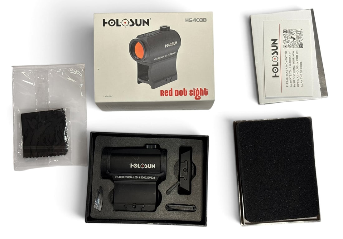 Holosun HS403B 2MOA LED Red Dot Sight in Box (1 of 8)