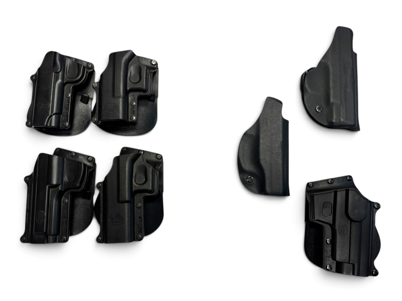 Lot of (6) LH and (1) RH Handgun Holsters (1 of 20)