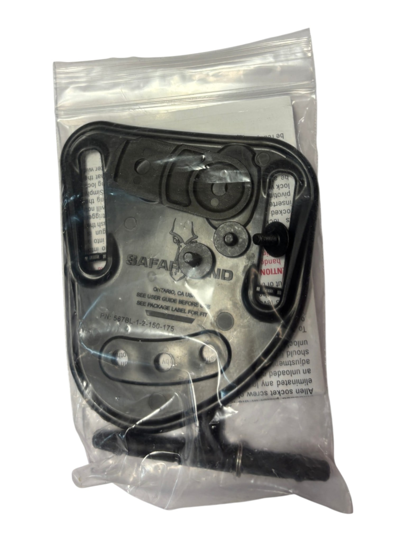 BlackHawk CQC Serpa Retention LH Holster w/ 4 replacement clips and accessories - 2