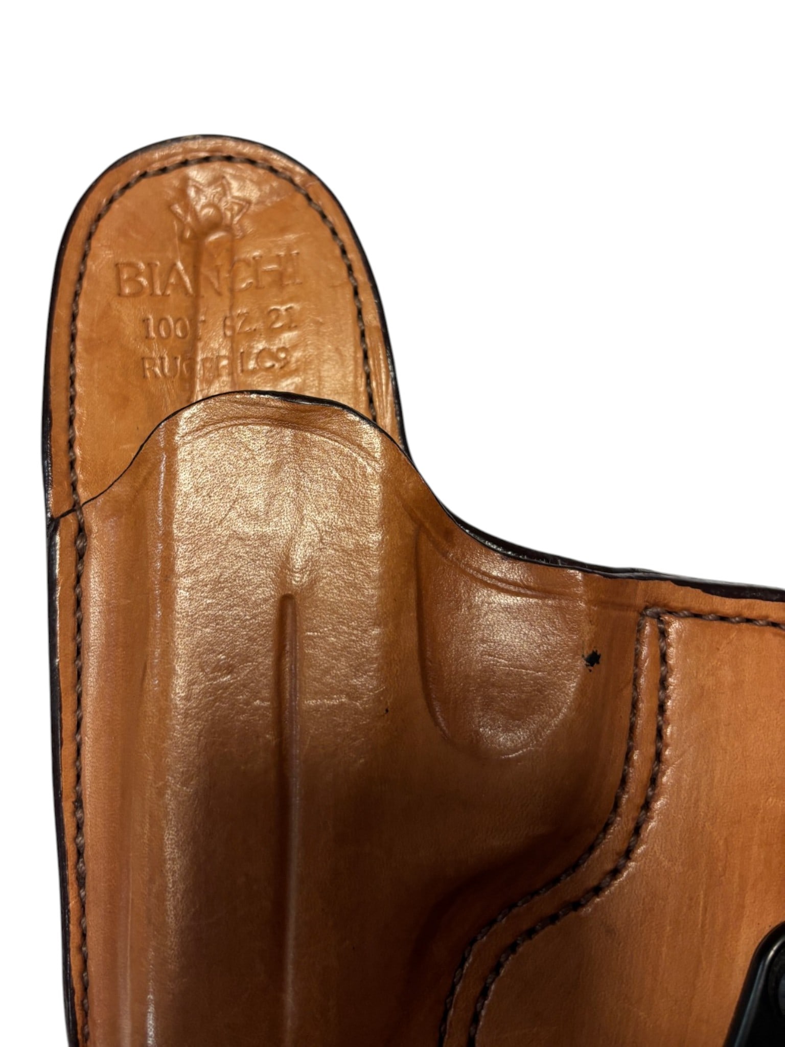Lot of (8) Leather LH Handgun Holsters – Bianchi, Galco & More! - 12