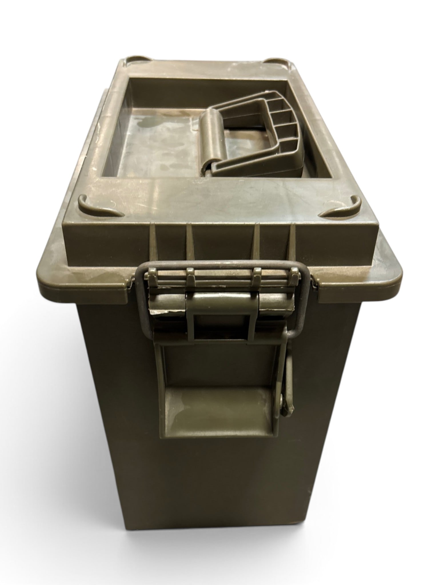 Large Green Plastic Ammo Storage Can: See Photo(s)