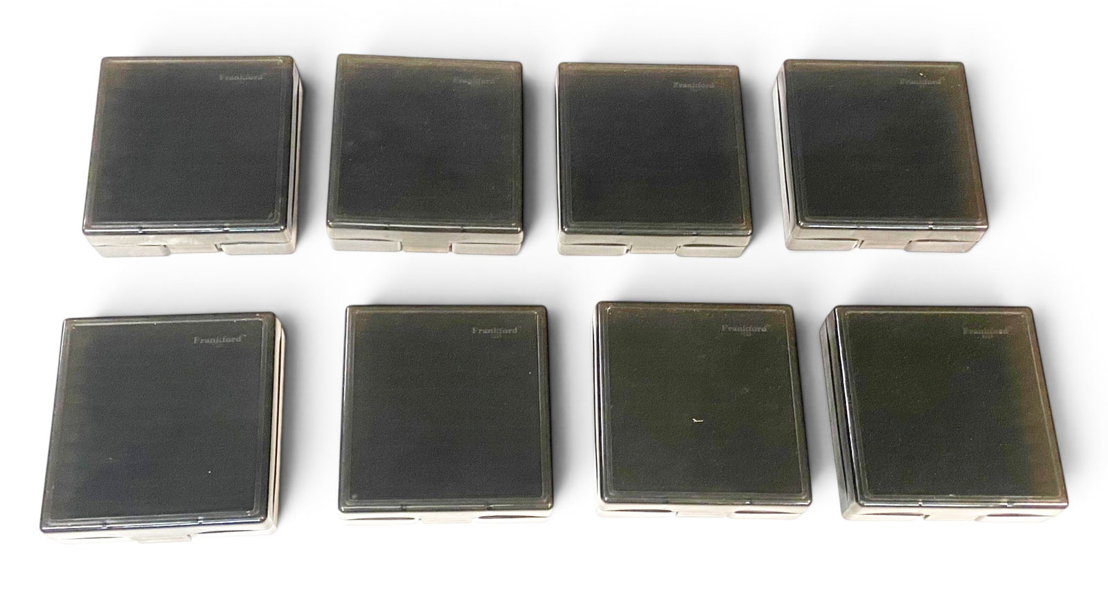 (8) Frankford Reloading 100ct. Plastic Ammo Cases: 9mm and other similar calibers