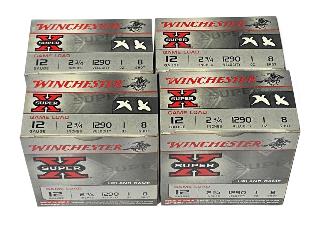 NIB 100rds. of 12 GA. 2-3/4” 1 Oz. 8-Shot Shotgun Ammunition: See Photo(s)
