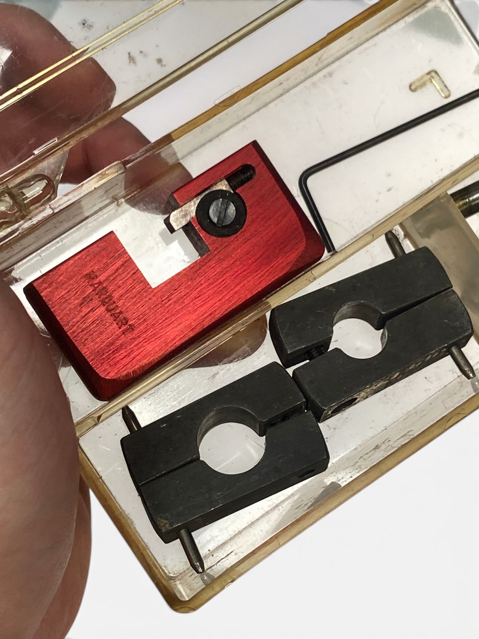 Marquart Precision Case Neck Turning Tool with Case Clamps and Neck Inserts - 2