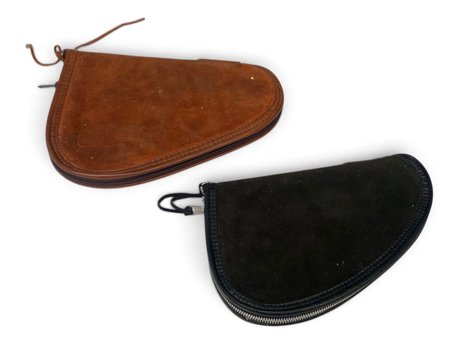 (2) Leather Pistol Soft Cases - 2