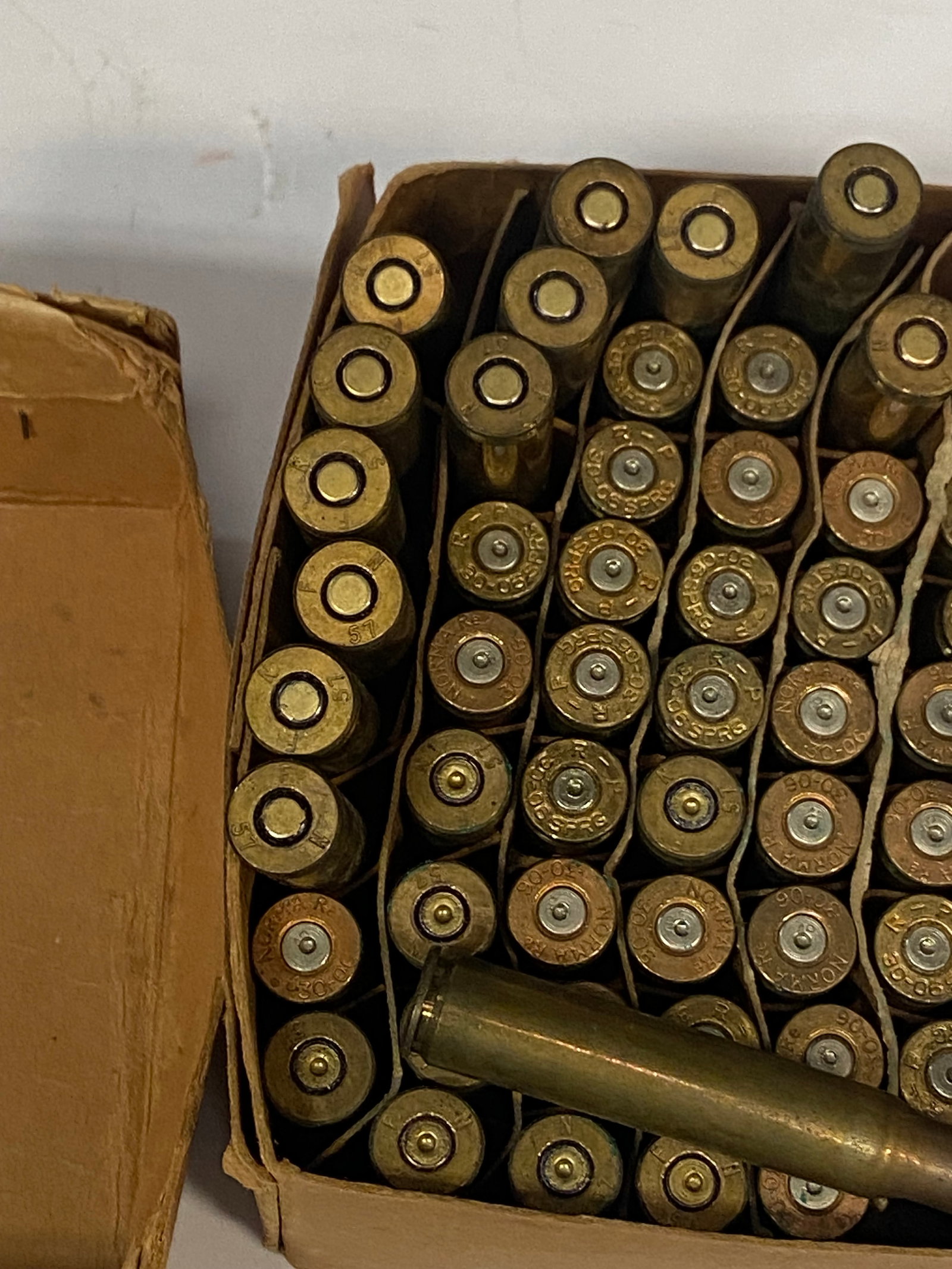 Approx. 30rds. of 30-06 SPRG. FN 1958 Dated Ammunition & Shot Brass - 2