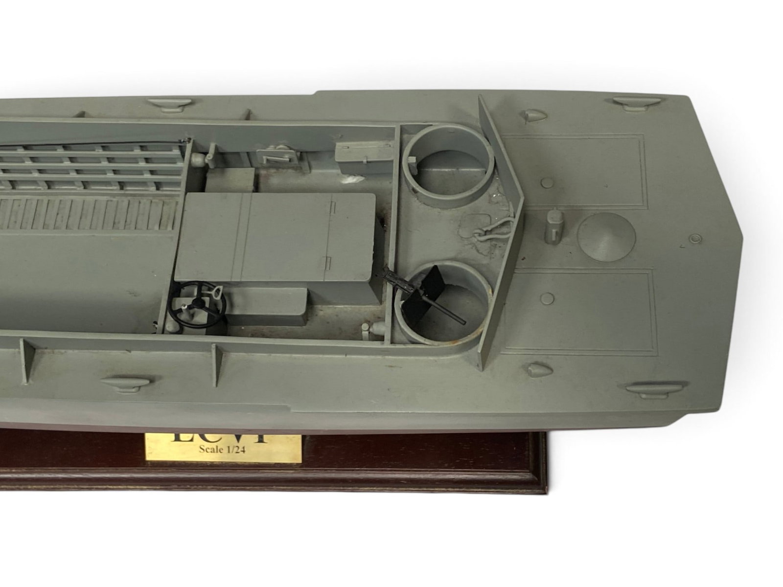 LCVP Scale 1/24 Higgins Boat on Display Stand - 4