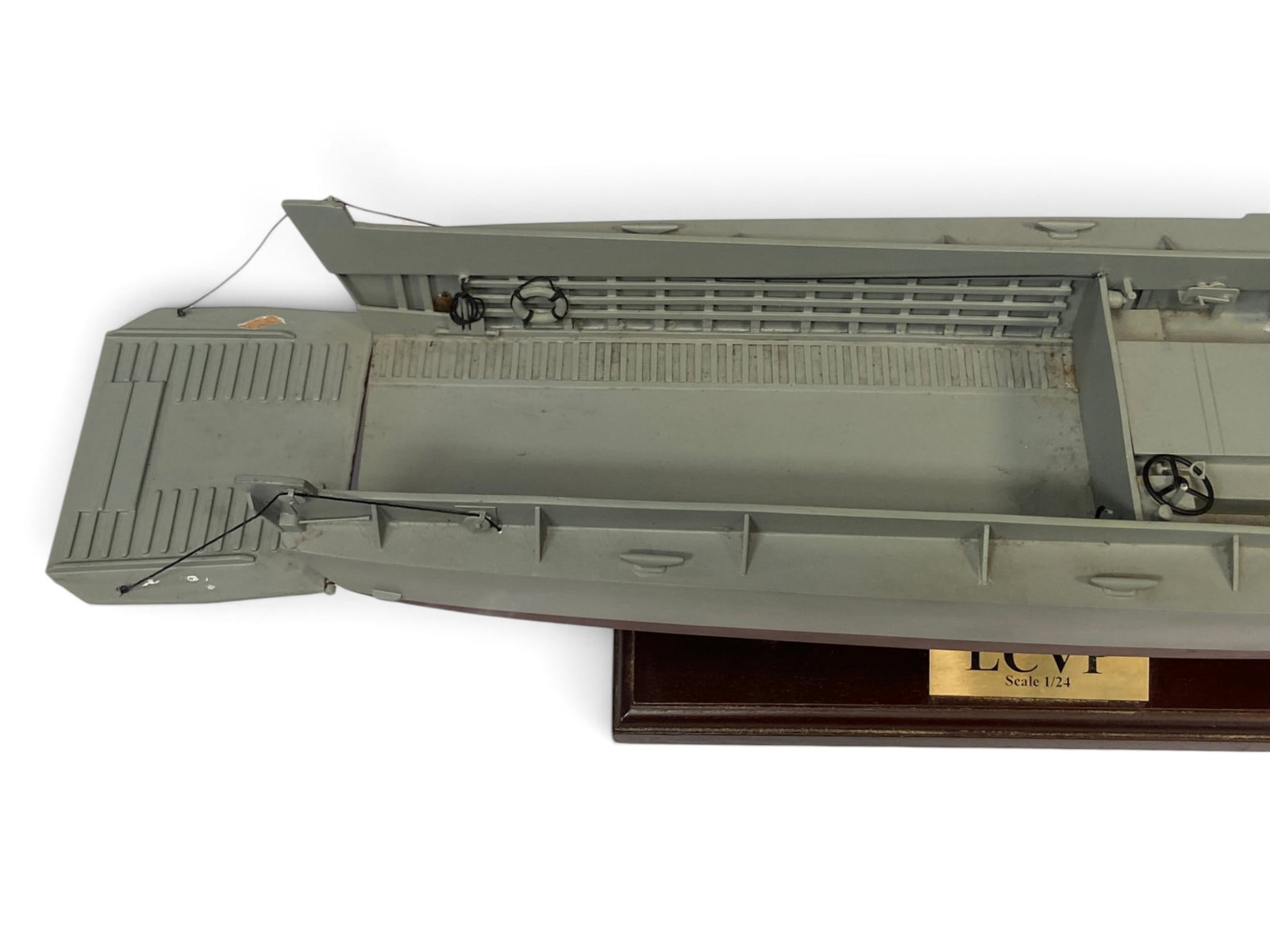 LCVP Scale 1/24 Higgins Boat on Display Stand - 5