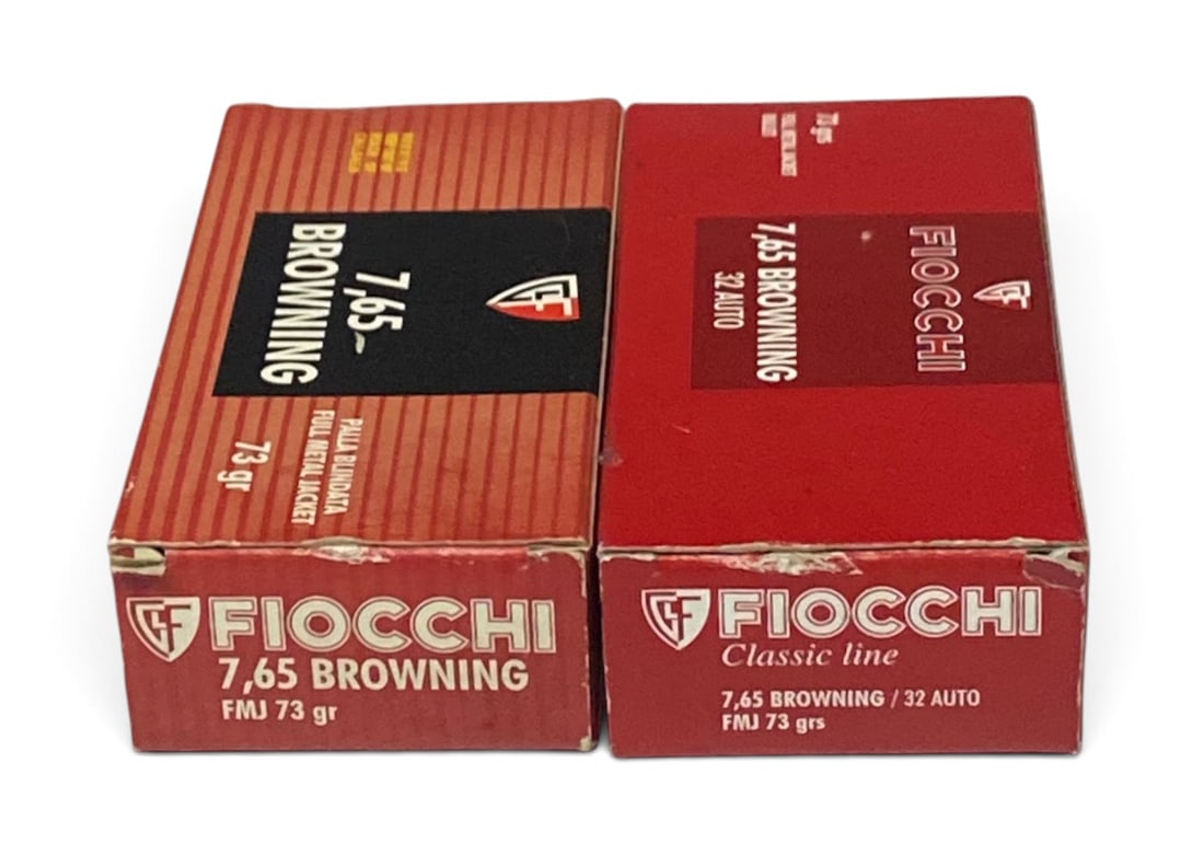 NIB 100rds. of .32 AUTO 73gr. FMJ Fiocchi Ammunition: See Photo(s)