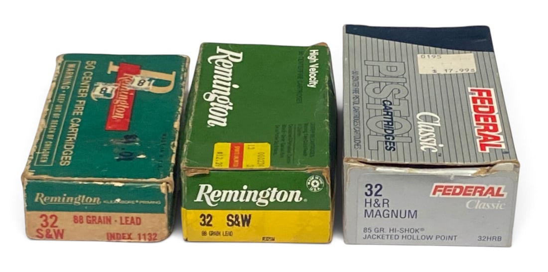 88rds. of .32 S&W Factory Ammunition: See photos for what’s all here