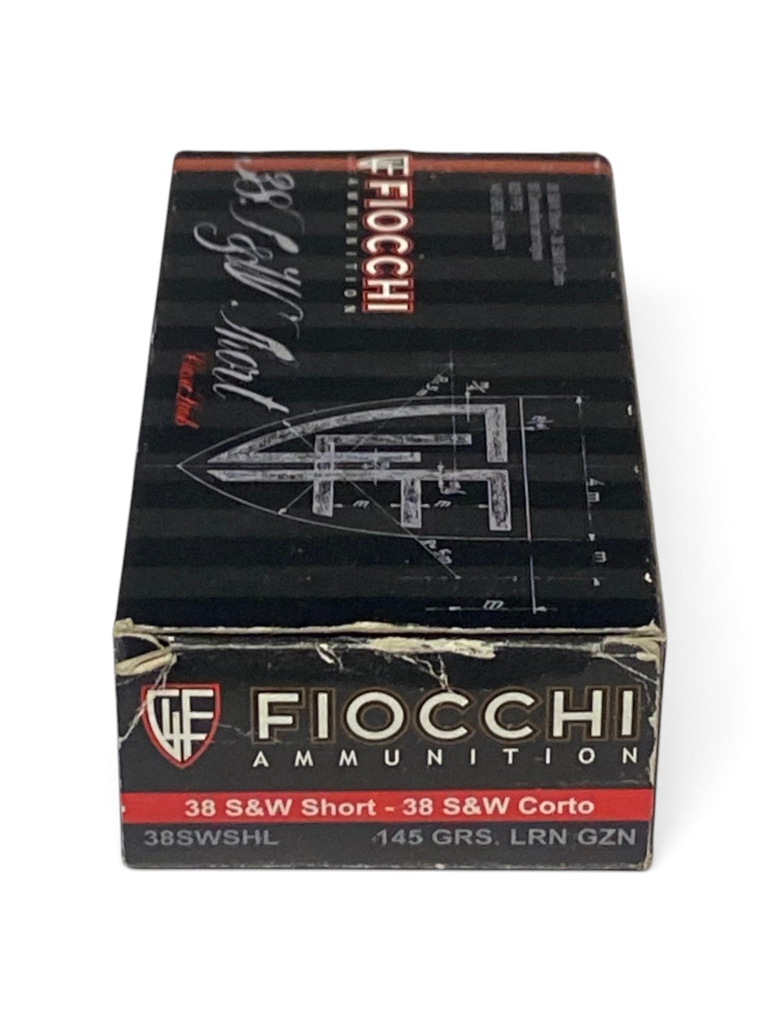 NIB 50rds. of .38 S&W SHORT 145gr. LRN Ammunition: See Photo(s)