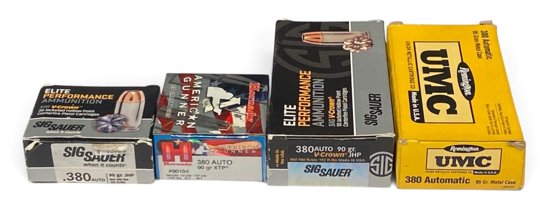 Approx. 68rds. of .380 AUTO Factory Ammunition: See photos for what’s all here