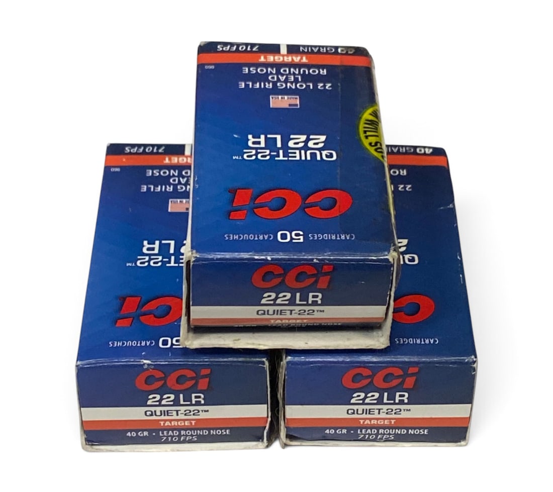 NIB 150rds. of .22 LR 40gr. LRN CCI Target Ammunition: See Photo(s)