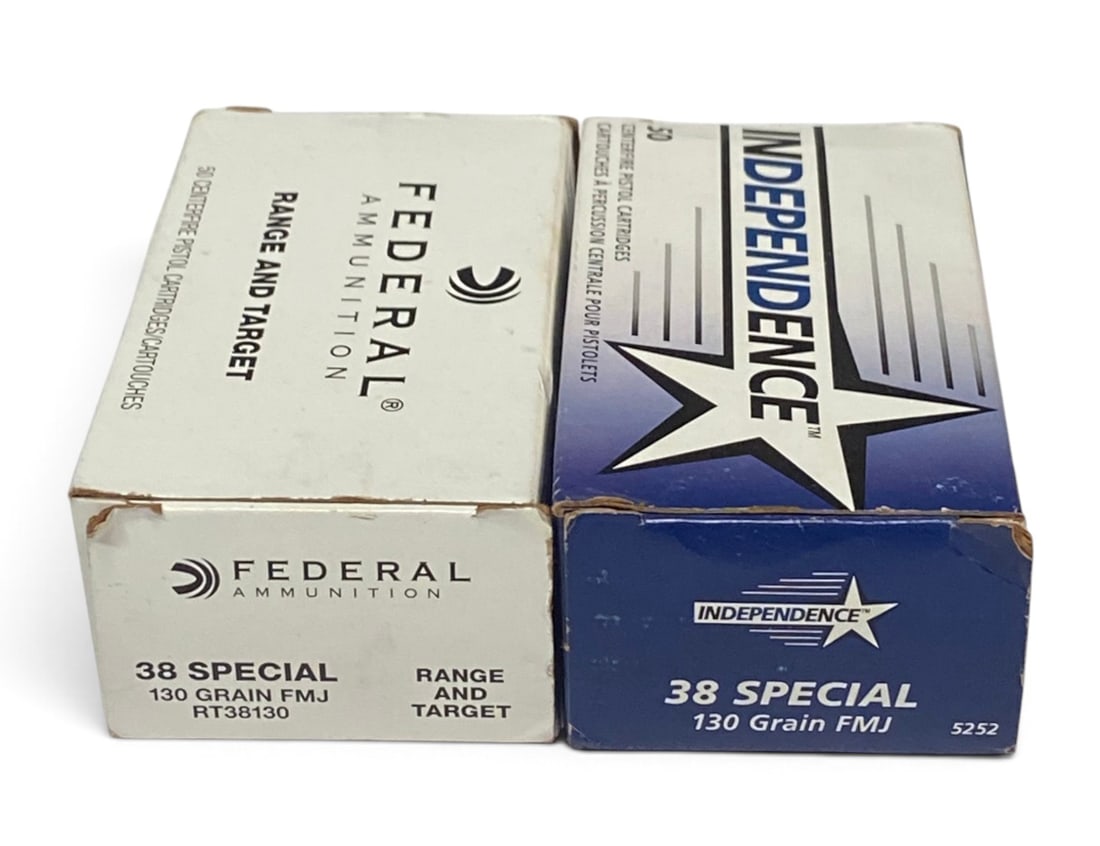 NIB 100rds. of .38 SPL. 130gr. FMJ Ammunition (1 of 1)
