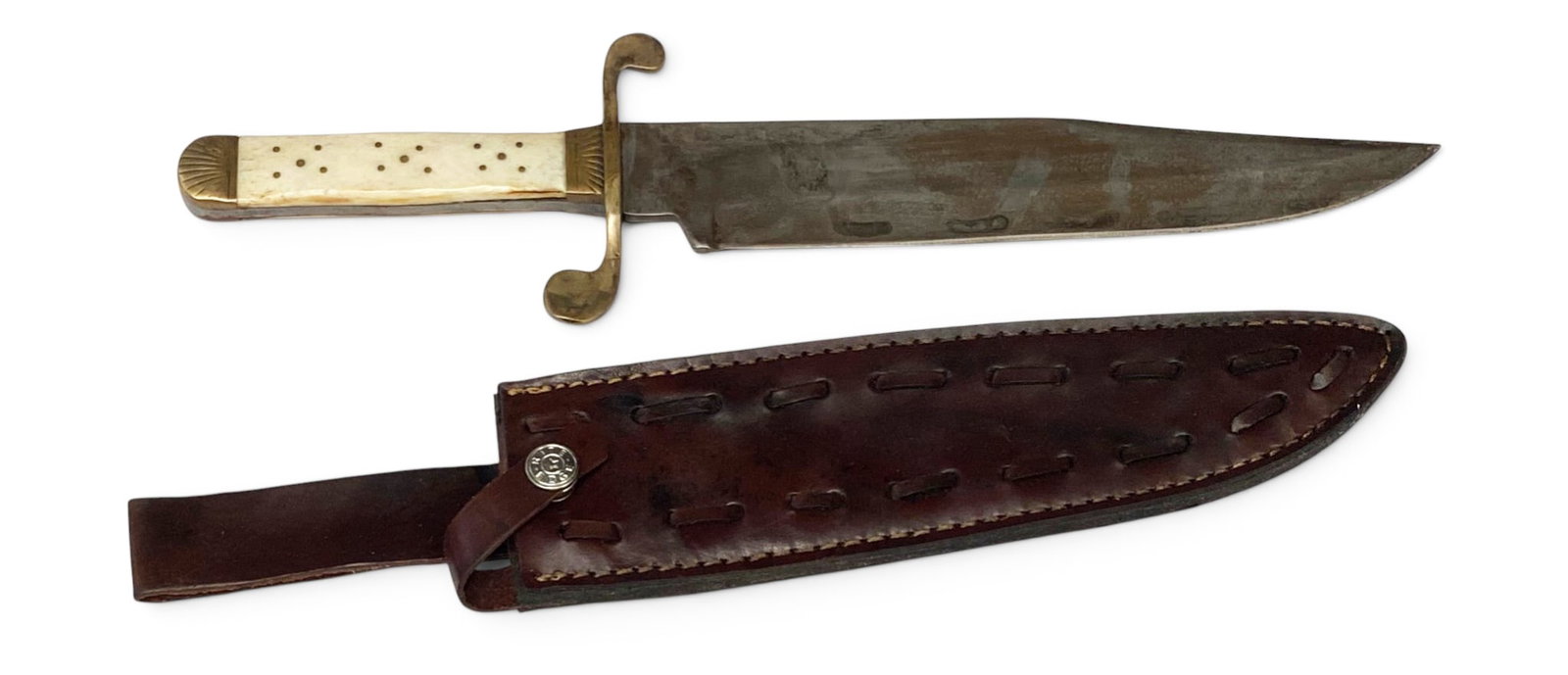 1862 Fixed Blade Knife with Scabbard (1 of 9)