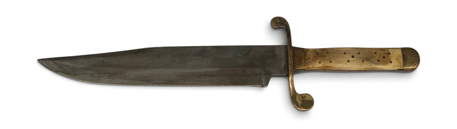 1862 Fixed Blade Knife with Scabbard - 3