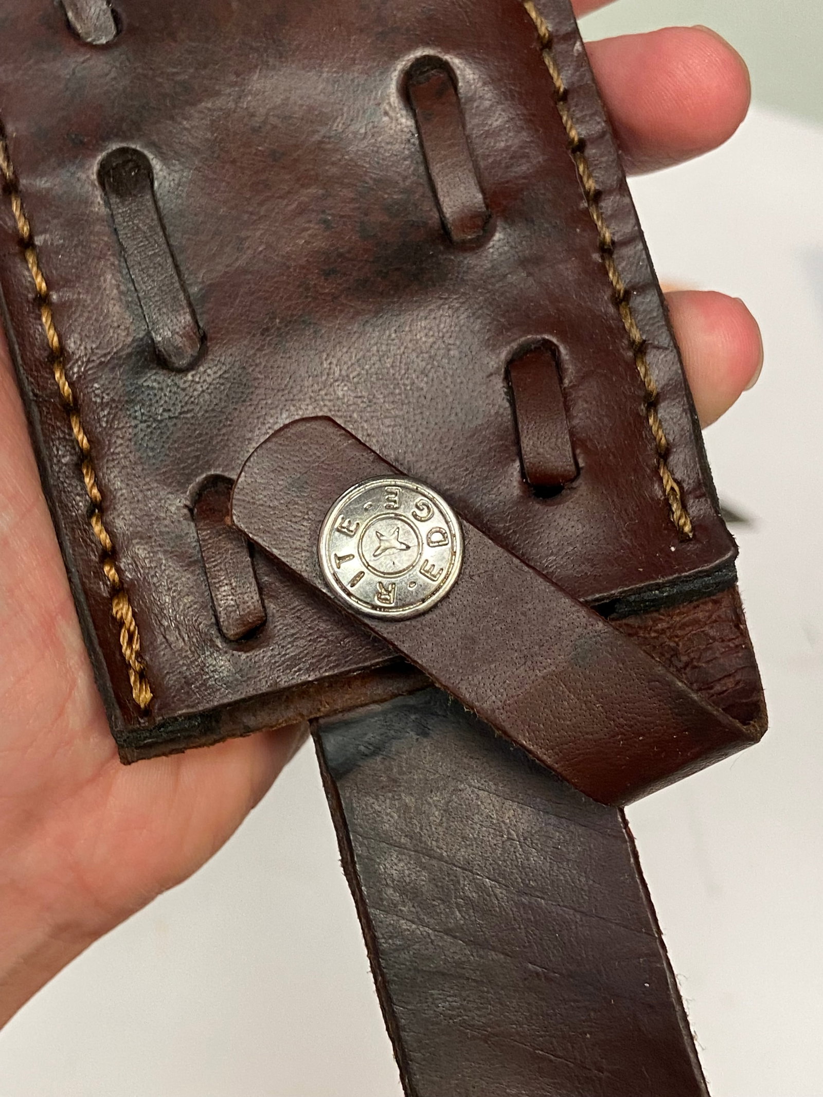 1862 Fixed Blade Knife with Scabbard - 9