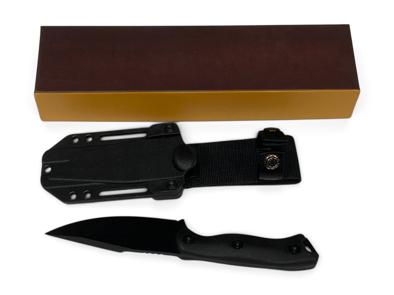 Fixed Blade Knife with Sheath in Box: Very good condition