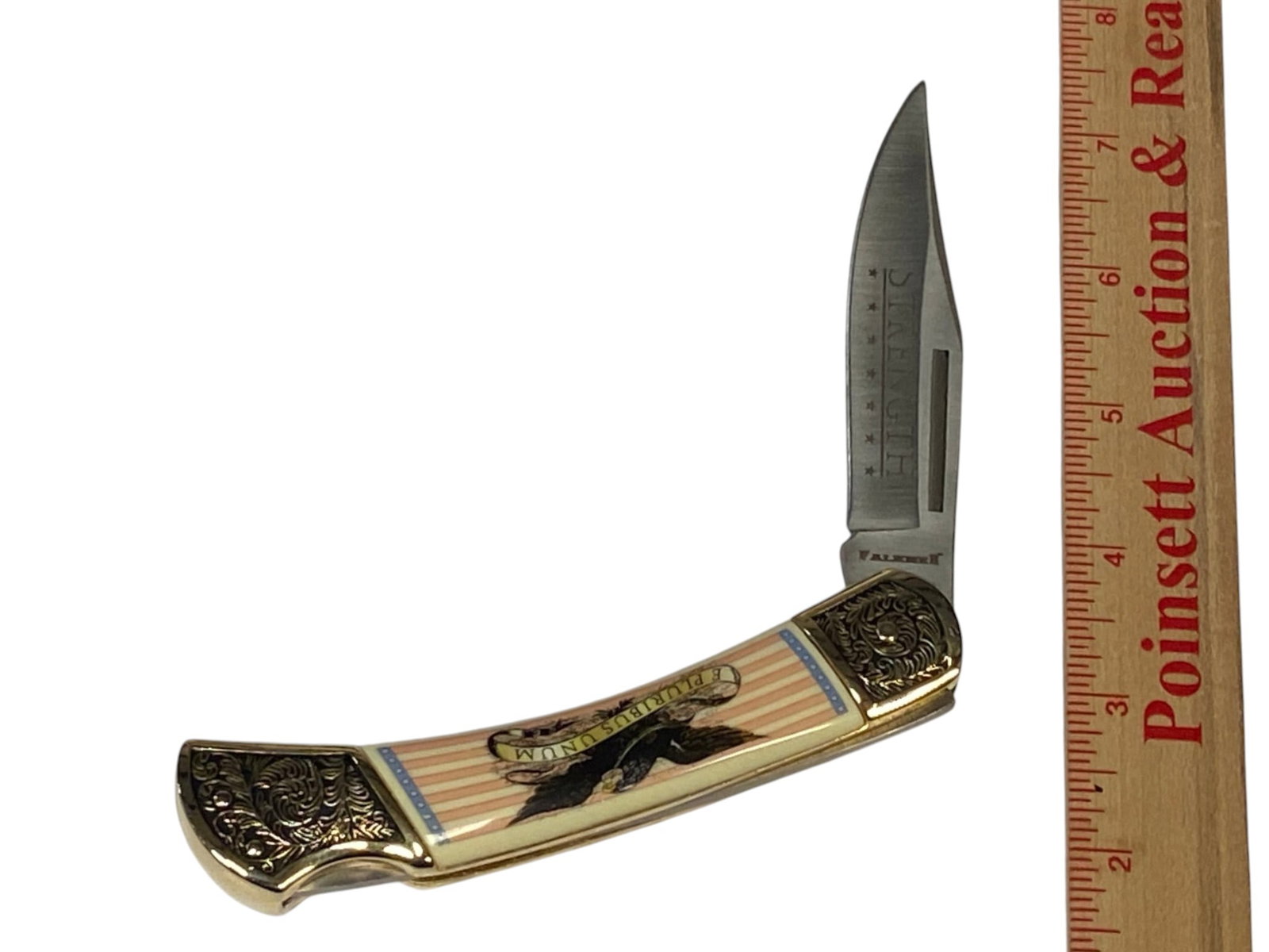 Collectors Edition Stainless Steel 420 P.R.C. Falkner Strength Pocket Knife - 3