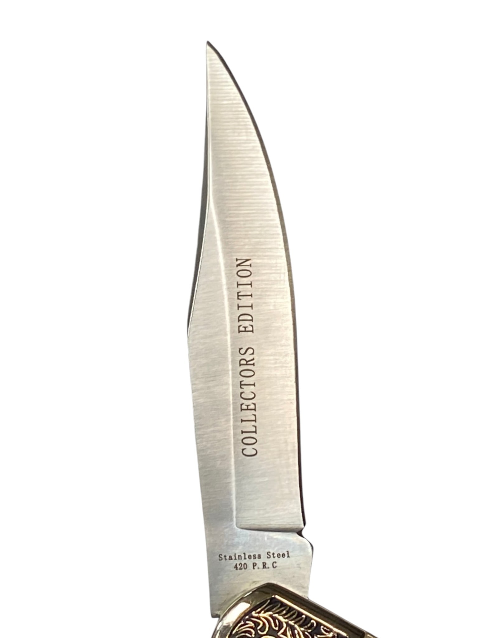 Collectors Edition Stainless Steel 420 P.R.C. Falkner Strength Pocket Knife - 6