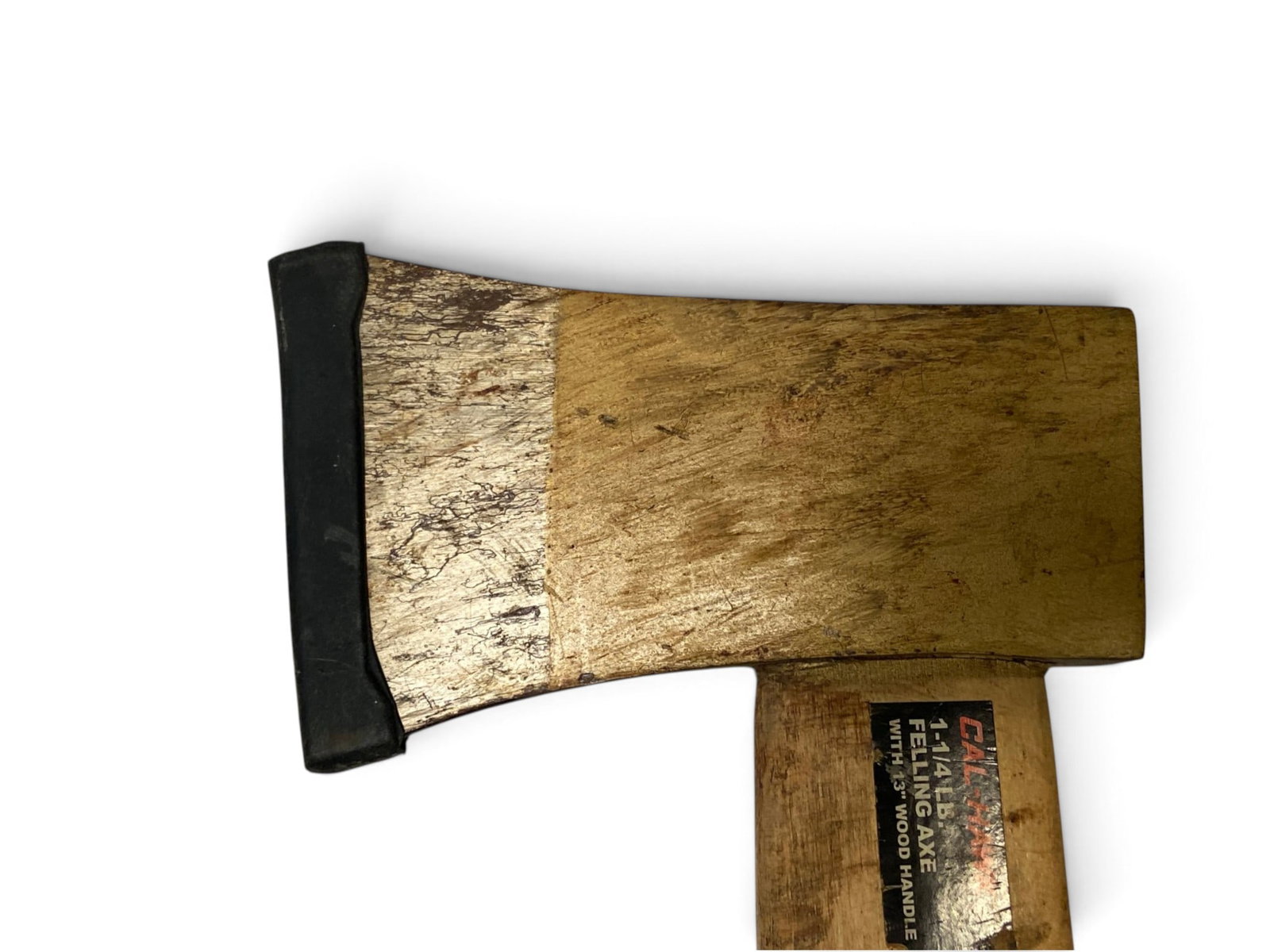 Cal-Hawk 1-1/4 Lb. Felling Axe with 13” Wooden Handle - 3