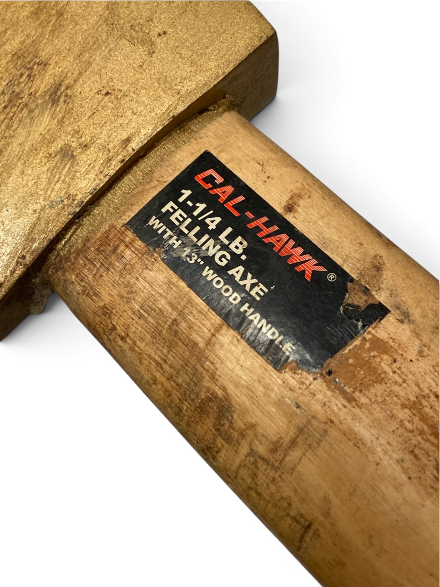 Cal-Hawk 1-1/4 Lb. Felling Axe with 13” Wooden Handle - 4