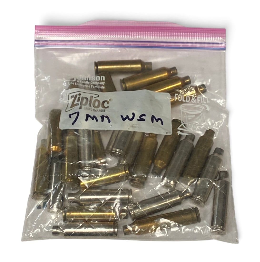 Approx. (28) 7mm WSM Brass for Reloading: See Photo(s)