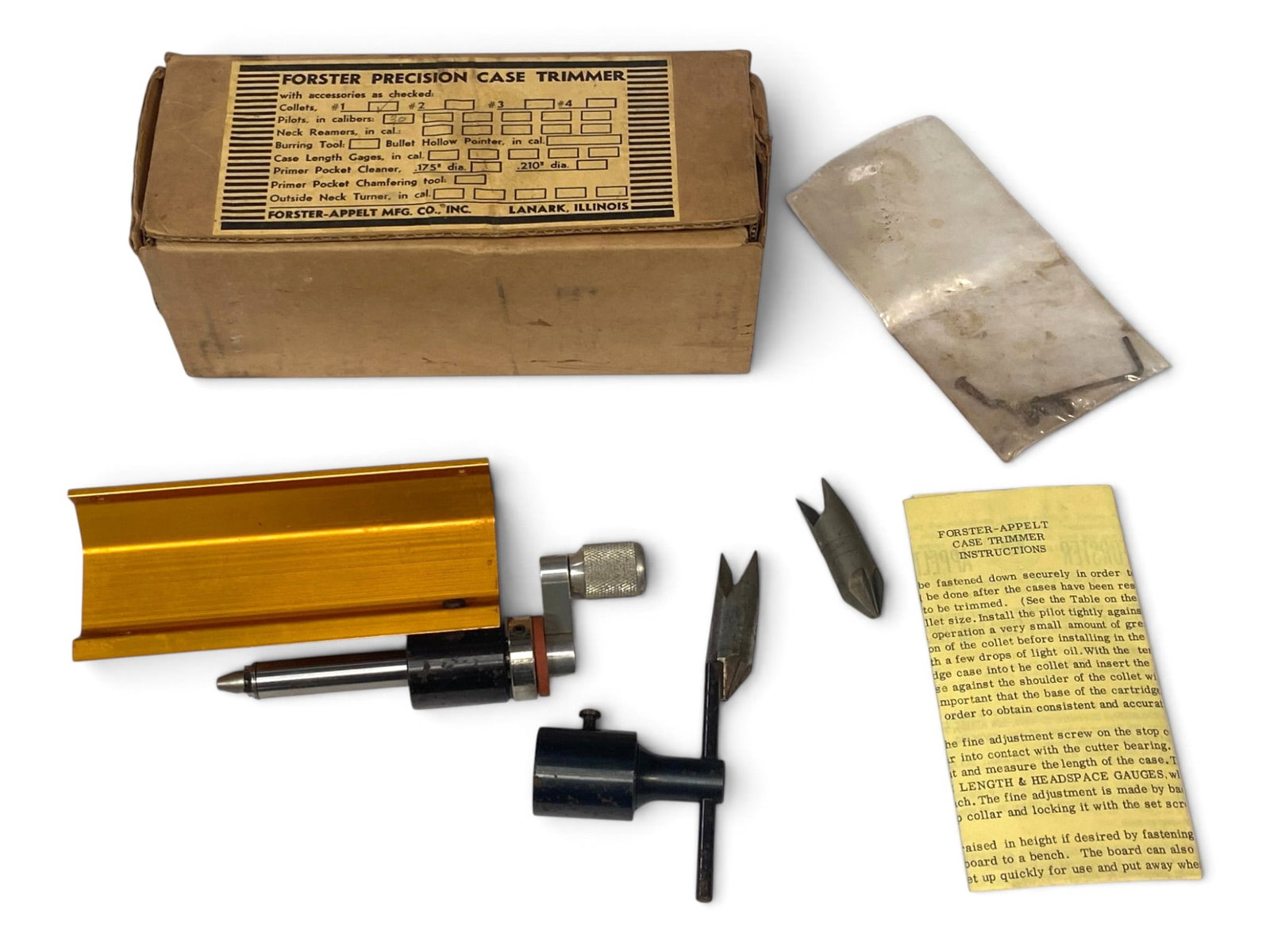 Forster-Appelt Precision Case Trimmer: See Photo(s)