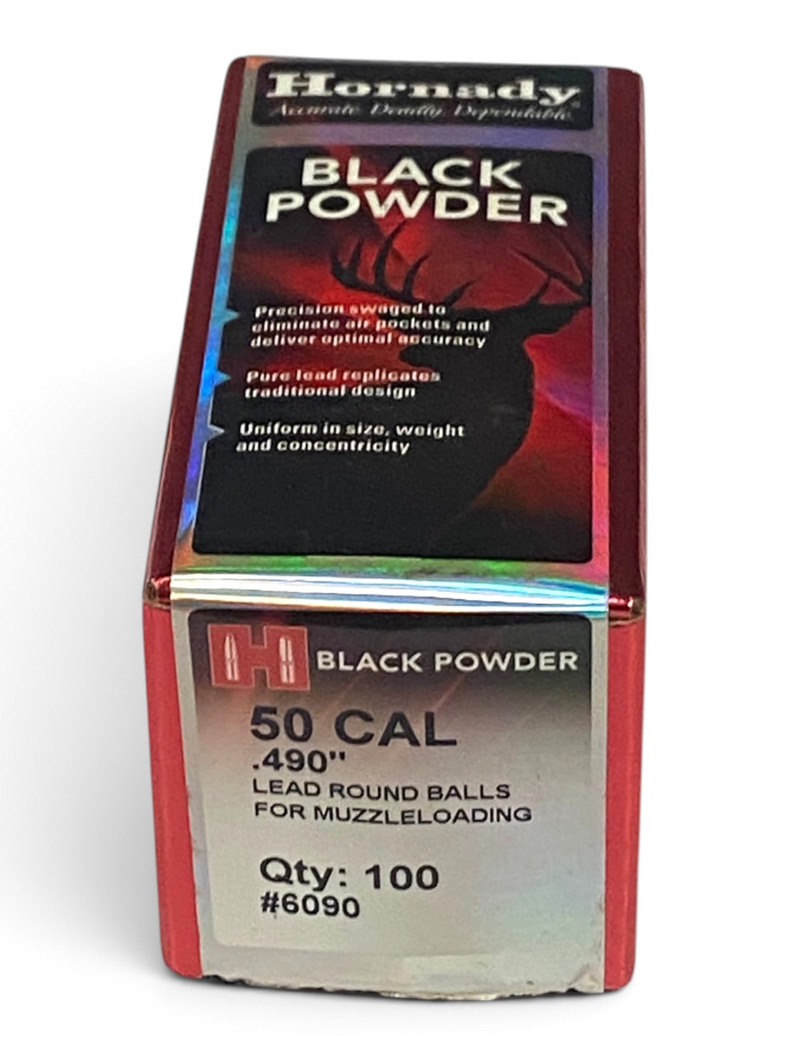 NIB 49rds. of Hornady .50 CAL. .490” Lead Round Balls: See Photo(s)